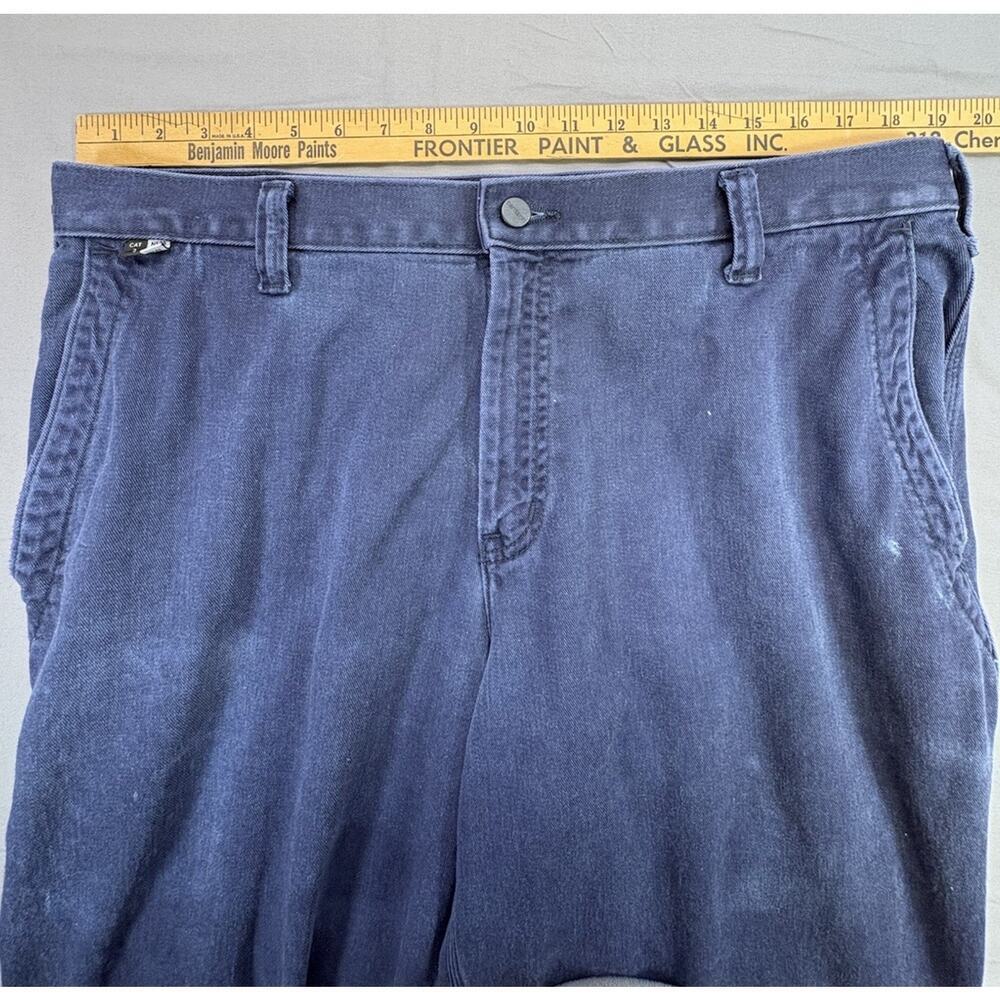 Carhartt FR Flame Resistant Cat 2 2112 Blue Work Pants Men’s 36x32 - Picture 5 of 12